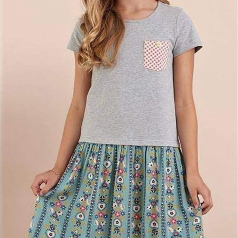 Matilda Jane Once Upon A Time Curtsy dress in short sleeve
